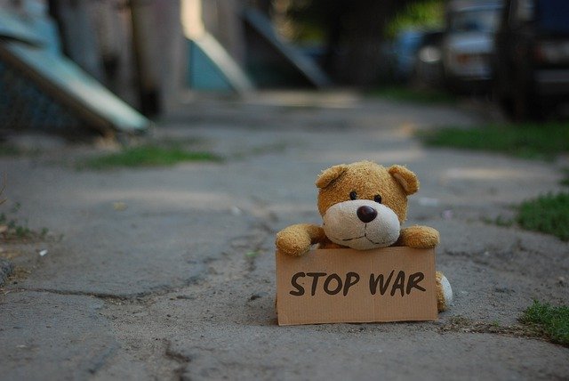NO a la guerra, SÍ al amor